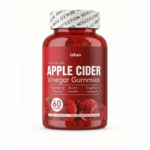 Apfelessig Fruchtgummis 1000mg – Vegan & Hochdosiert | Mit Vitamin C, B6, B9, B12 & Rote Bete | 60 Premium Gummies (Apfel-Geschmack)